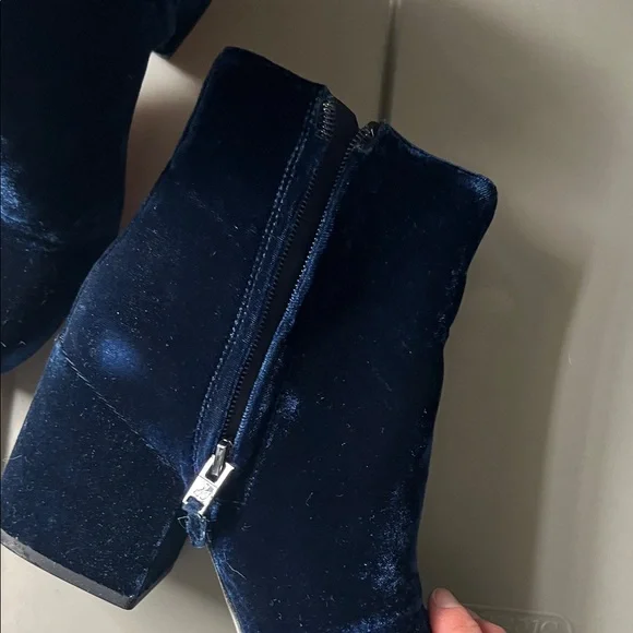 Sam Edelman Midnight Velvet Ankle Boots - Picture 3 of 8